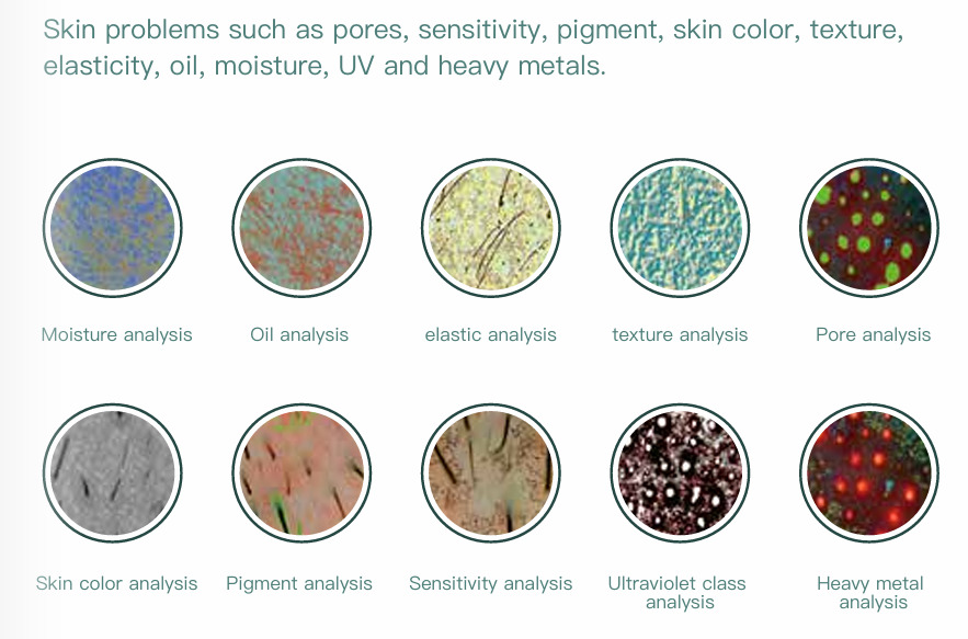 AI Intelligent 50x Skin Analyzer System