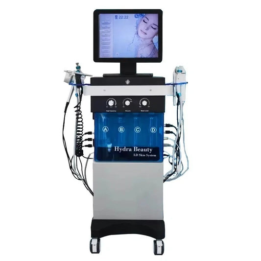 Hydra Facial Machine Skin Rejuvenation (15-in-1) with skin analyser