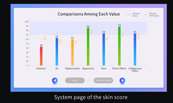 Portable AI 3D Skin Analyzer Facial Scanner Machine 13.3"