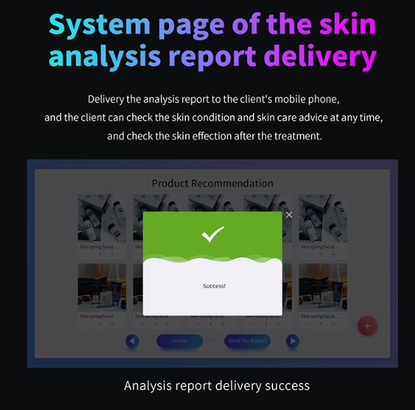 Portable AI 3D Skin Analyzer Facial Scanner Machine 13.3"