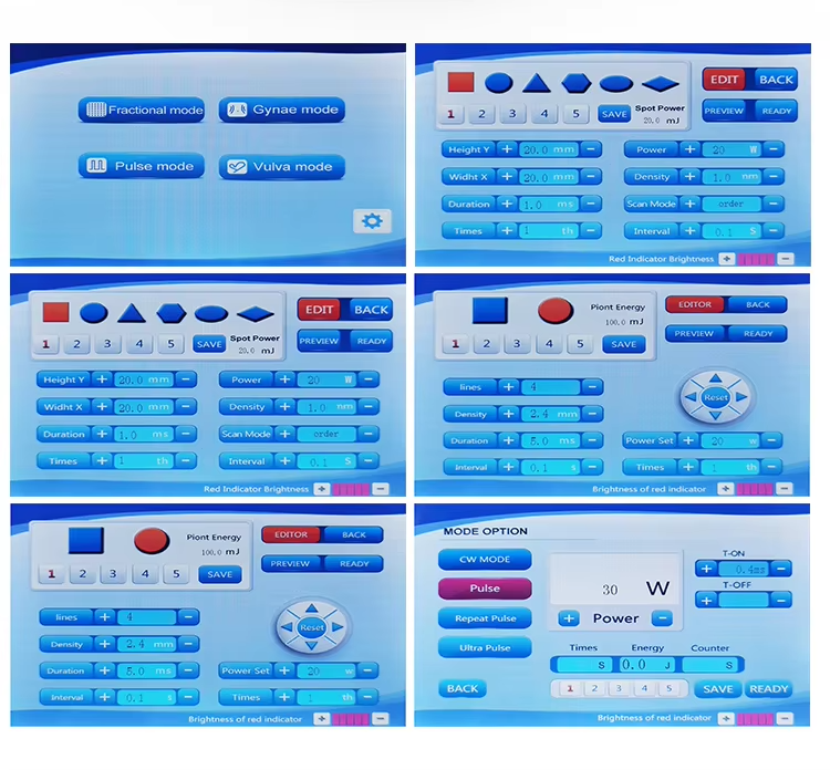 Portable CO2 Fractional Laser Machine Skin