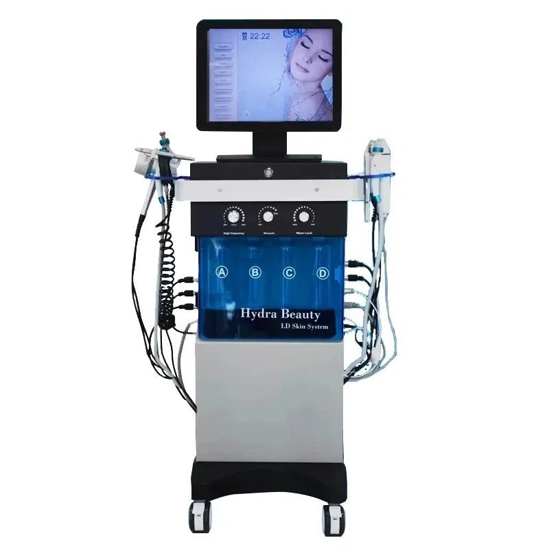 Hydra Facial Machine Skin Rejuvenation (15-in-1) with skin analyser