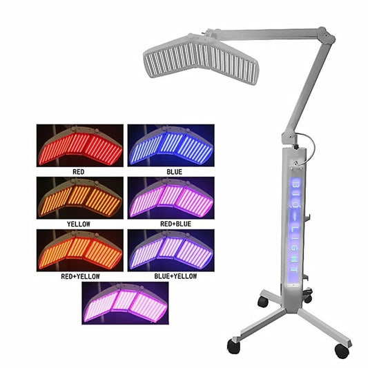 Professional 7 Color PDT LED Light Therapy Machine with Stand